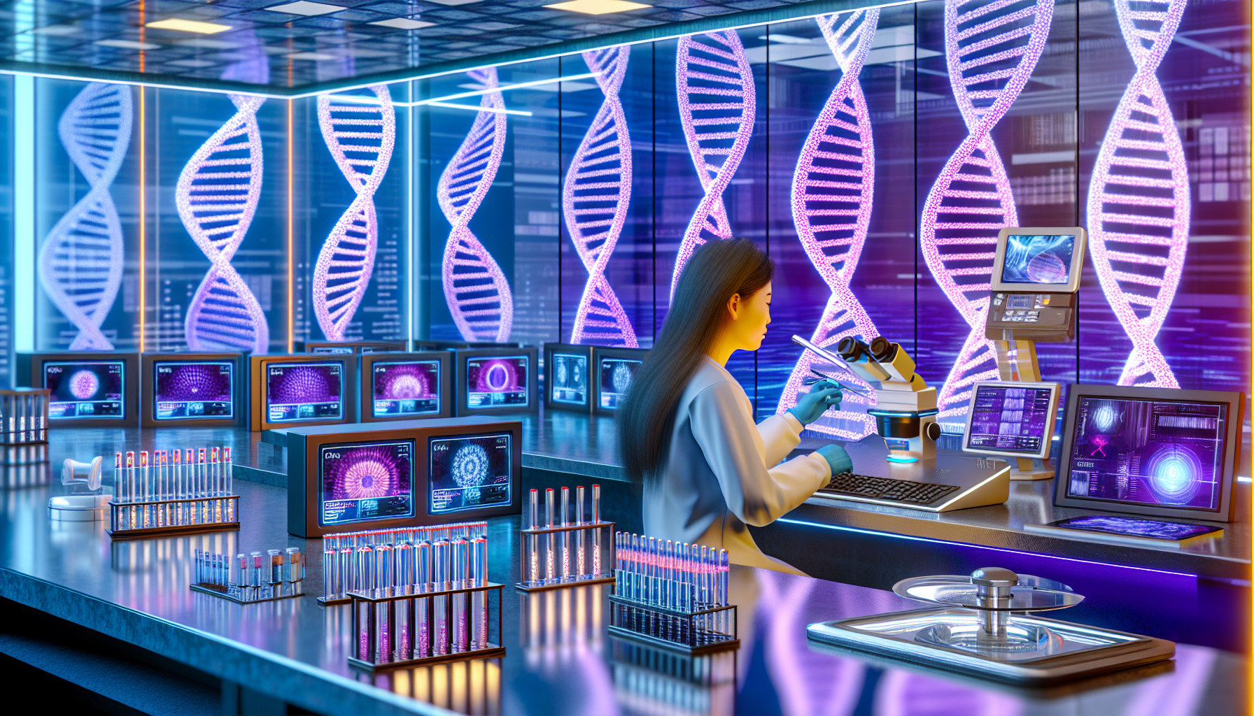 遺伝子美容の科学的研究と個人のDNA分析による美容ソリューション